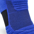 Cotton Crew Anti-Slip White Black And Ankle Knitting Custom Man Sport Soccer Running Sock